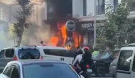 Beylikdüzü’nde bir binada korkutan yangın