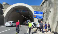 Zonguldak'ta tünel girişinde kaza yapan sürücü ağır yaralandı