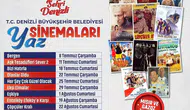 Denizli’de açık hava sineması nostaljisi ücretsiz başlıyor