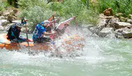 Çatak sularında rafting heyecanı sona erdi
