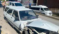 Zonguldak'ta freni boşalan otomobil tarım aracını uçuruma sürükledi