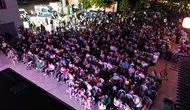 Isparta sokakları dev ekrana dönüştü
