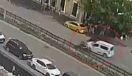 Samsun’da motosiklet kazası kameraya yansıdı