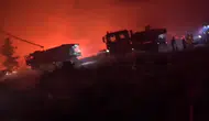 Muğla yangınlarında orman işçisinin nefes kesen mücadelesi kamerada