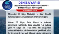 Samsun sahillerinde bugün denize girmek tehlikeli