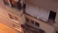 Denizli’de balkonda asılı kalan çocuk ölümden döndü