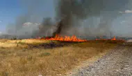Konya Kulu’da rüzgarla yayılan anız yangını paniğe neden oldu?