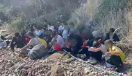 Ayvacık kıyılarında yakalanan 30 göçmenin yolculuğu yarım kaldı