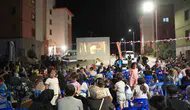 Kahta’da açık hava sinema keyfi