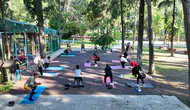 Antalya'da güne parklarda ücretsiz sporla başlamak mümkün