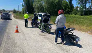 Bilecik'te motosiklet ve elektrikli bisikletlere trafik denetimi