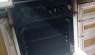 Zonguldak’ta bir evde mutfak fırını alev aldı
