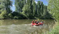 Kars Akyaka sularında ilk rafting kampı başladı