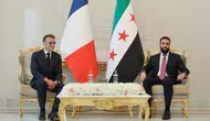 Macron ve Şara Şamda bir araya geldi