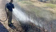 Susurluk’ta arazi yangını büyümeden söndürüldü