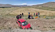 Bayburt yolunda kaza 8 kişi yaralandı