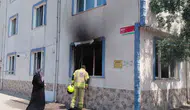 Gönen’deki binada korkutan yangın
