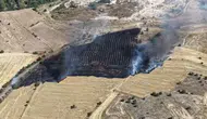 Karabük Eskipazar’da tarla yangını korkuttu