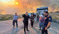 Aydın Çine’de alevler arasında mahsur kalan yaşlı kadın kurtarıldı