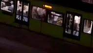 Bursa metrosunda yolcuların karıştığı büyük kavga paniği