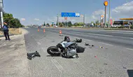 Eskişehir çevre yolunda motosiklet kazası