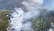 Alanya Sapadere bölgesinde orman yangını başladı