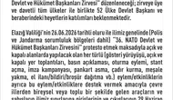 Elazığ’da NATO zirvesi nedeniyle iki haftalık yasak kararı