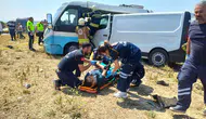 Manisa'da minibüslerin çarpıştığı kazada bir kişi hayatını kaybetti
