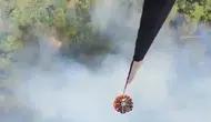 Susurluk ormanlarında yangın paniği havadan müdahaleyle kontrol altına alınıyor