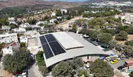 Bodrum belediyesi güneş enerjisiyle hem doğayı korudu hem tasarruf etti