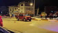 Osmaneli’de yaya geçidinde motosiklet kazası