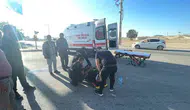 Karaman’da motokurye kaza geçirdi