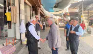 Çermik Belediye Başkanı pazar yerinde esnafın kapısını çaldı