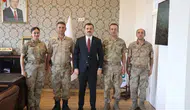Tutak’ta görev süresi dolan jandarma personeline veda töreni