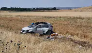 Diyarbakır çevre yolunda cip tarlaya uçtu 5 yaralı