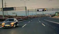 Osman Gazi Köprüsü’nde ters yöne giren araç faciaya davetiye çıkardı
