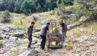 Kahramanmaraşlı ekipler yaralı dağ keçisini tekrar dağlara kavuşturdu