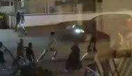 Mudanya sokaklarında aile kavgası kameralara yansıdı