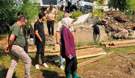 Taşlıçay Kaymakamı makam koltuğunu şantiye sahasına taşıdı