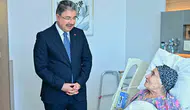 Vali Gıcı'yı hastanede ziyaret ederek moral verdi