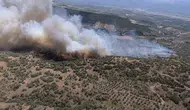 Bozdoğan’da tarım arazilerinde yangın paniği yaşanıyor