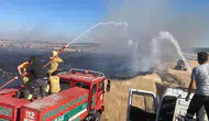Eskişehir Seyitgazi’de anız yangını ormanlık alana sıçradı
