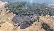 Osmaniye ormanlarında alevlerle mücadele sürüyor