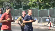 Macron Ankara sokaklarında sabah sporuna çıktı