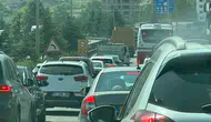 Samsun çevre yolunda kavşak çalışması trafiği durma noktasına getirdi