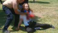 Boşanma aşamasındaki eşine parkın ortasında ne yaptı
