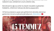 Emine Erdoğan 15 Temmuz mesajında direnişe vurgu yaptı