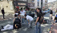 Ereğli'de kaza sonrası yaralıya tepki gösterdi