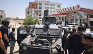 Cizre sokaklarında kaza geçiren iki polis memuru hastaneye kaldırıldı