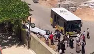 Siirt Afetevler'de trafik kazası Bir araç takla attı